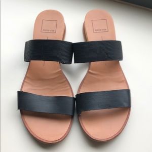 Strappy, backless flat sandals